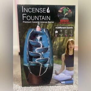 Incense Fountain with Spiral Design